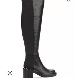 DKNY Dina over the knee leather boots